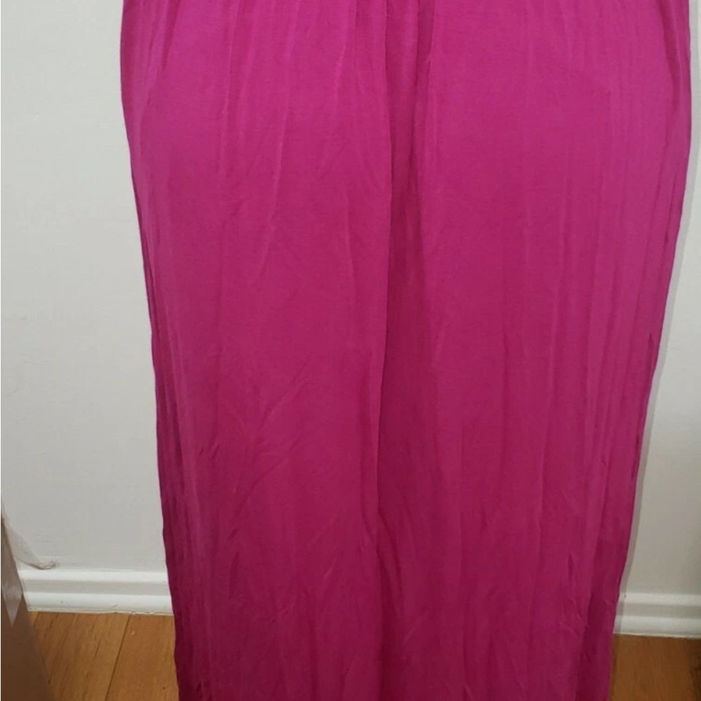 Maeve Anthropologie Maxi Criss Cross Back Pink Size S - Picture 6 of 7